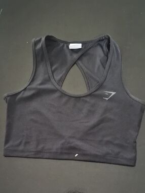 Gymshark Black Sports Top